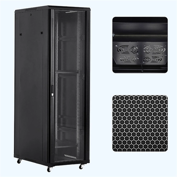What are the network devices in the server rack called 