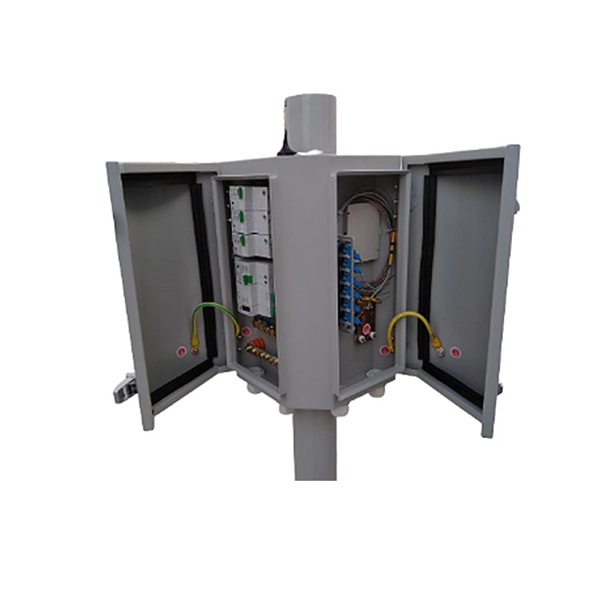 Ground wire connection in distribution box
