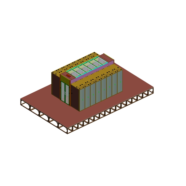 Fiber optic distribution cabinet outputs core switch
