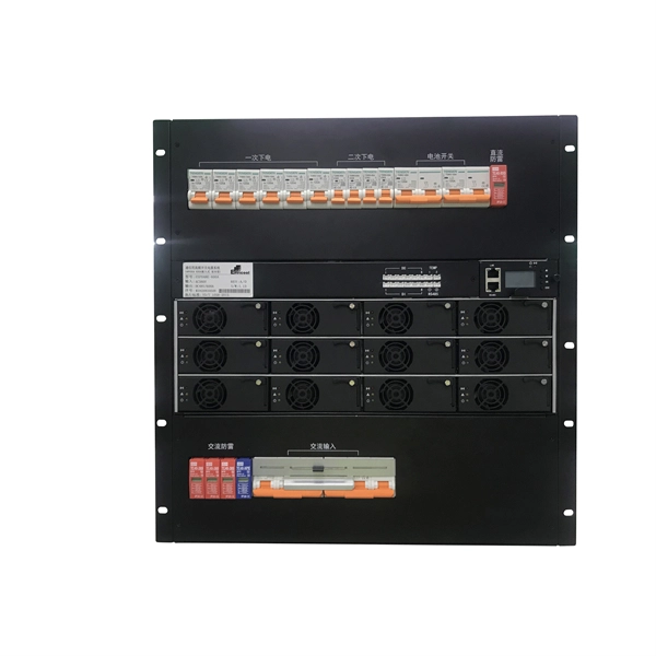 The optical module lights up 6 LEDs