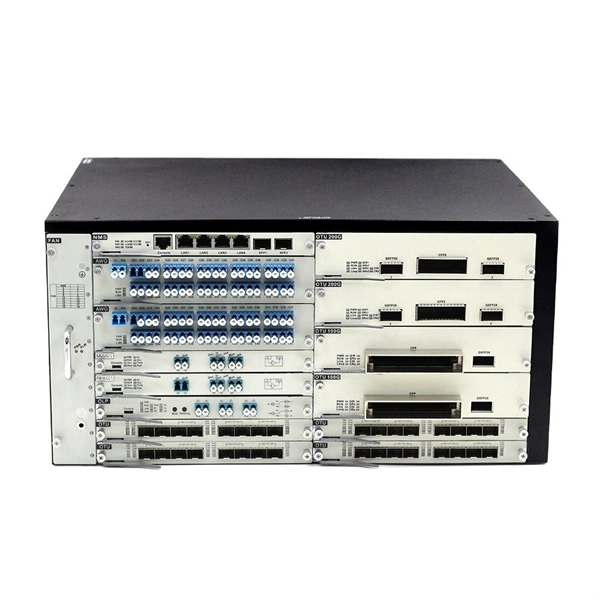 Fiber optic patch panel with 24 ports LC fully configured